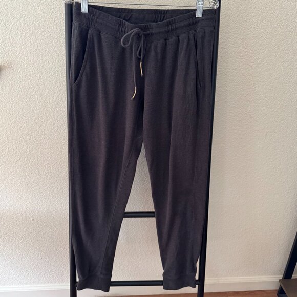 Spiritual Gangster OM Namaste Charcoal Gray Joggers Size Medium - Picture 2 of 7